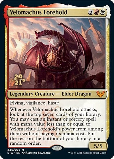 Velomachus Lorehold [Strixhaven: School of Mages Prerelease Promos] | Deep Dive Games St. Marys