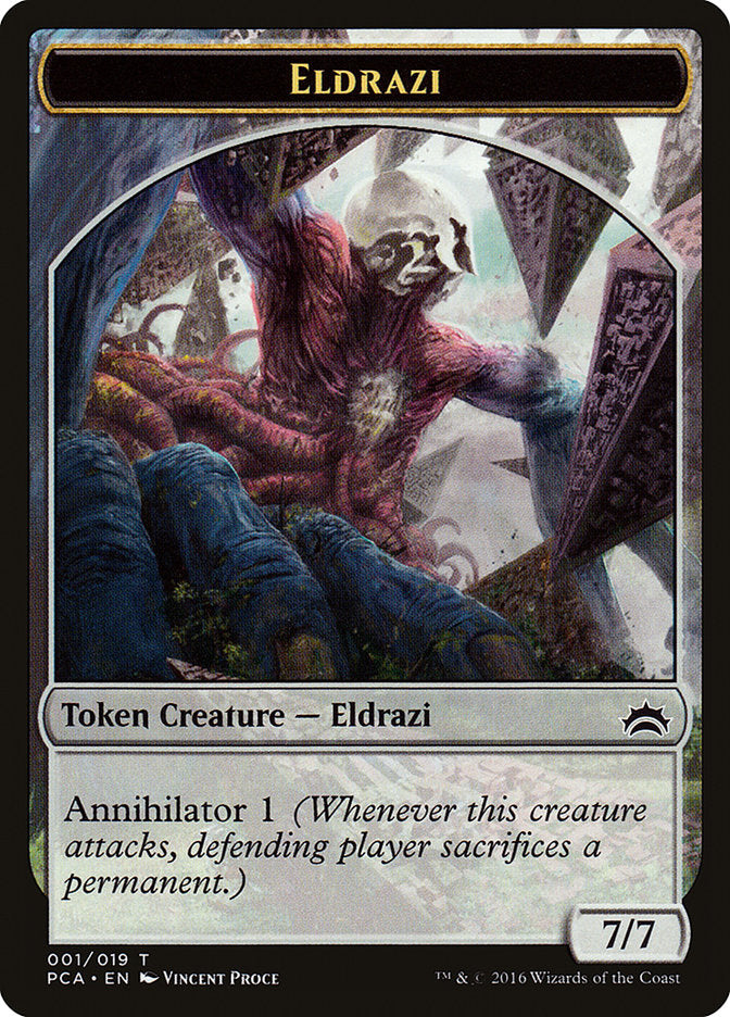 Eldrazi Spawn (002) // Eldrazi Double-Sided Token [Planechase Anthology Tokens] | Deep Dive Games St. Marys