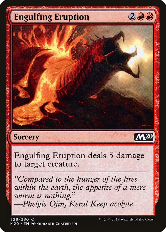 Engulfing Eruption [Core Set 2020] | Deep Dive Games St. Marys