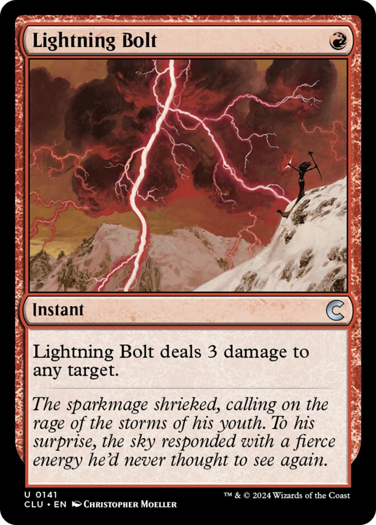 Lightning Bolt [Ravnica: Clue Edition] | Deep Dive Games St. Marys