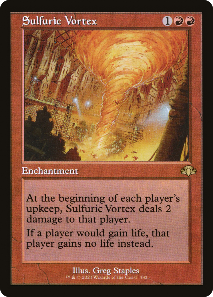 Sulfuric Vortex (Retro) [Dominaria Remastered] | Deep Dive Games St. Marys