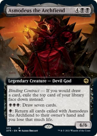 Asmodeus the Archfiend (Extended Art) [Dungeons & Dragons: Adventures in the Forgotten Realms] | Deep Dive Games St. Marys