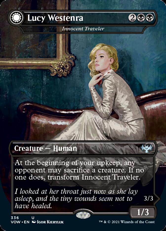 Innocent Traveler // Malicious Invader - Lucy Westenra // Lucy, Arisen Vampire [Innistrad: Crimson Vow] | Deep Dive Games St. Marys