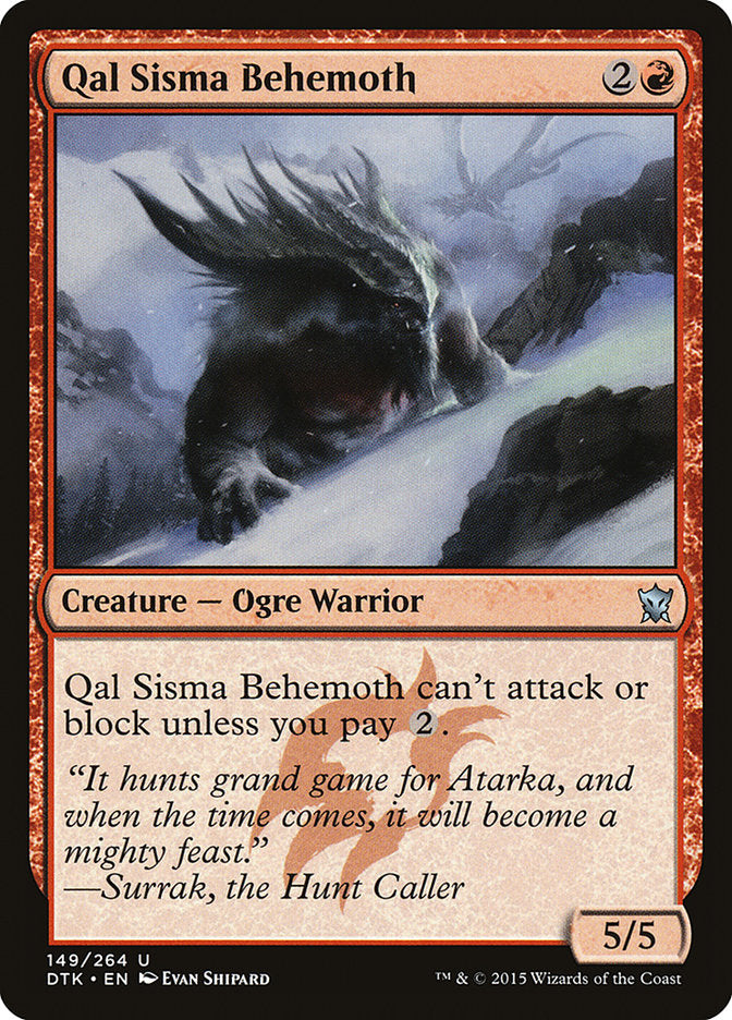 Qal Sisma Behemoth [Dragons of Tarkir] | Deep Dive Games St. Marys