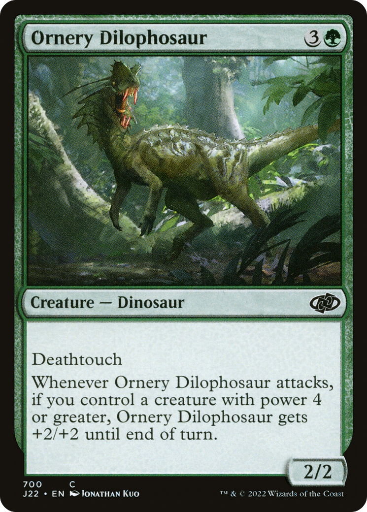 Ornery Dilophosaur [Jumpstart 2022] | Deep Dive Games St. Marys