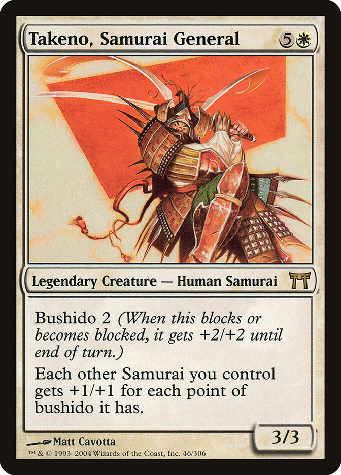 Takeno, Samurai General [Champions of Kamigawa] | Deep Dive Games St. Marys