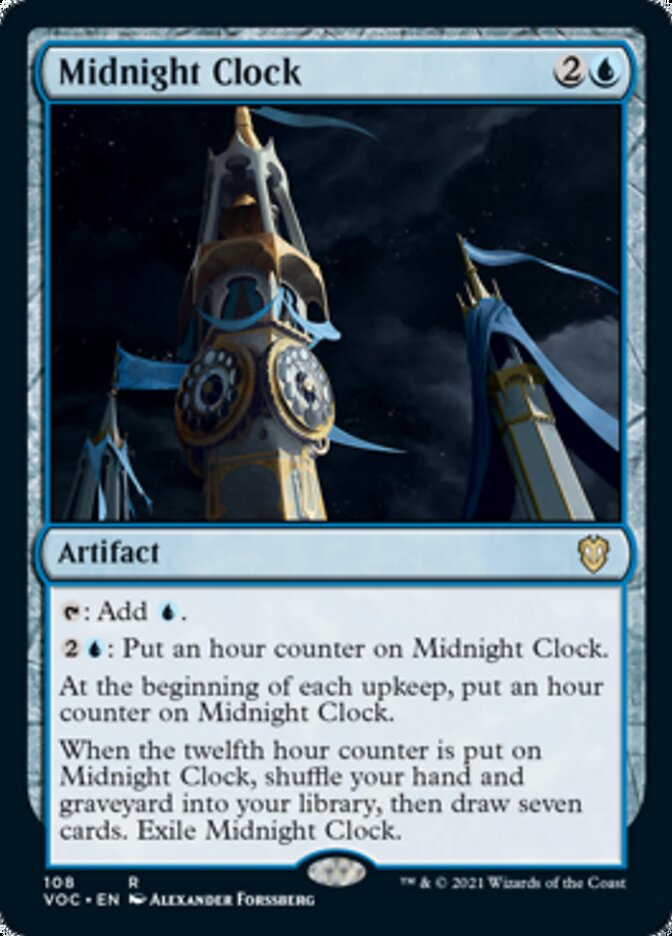 Midnight Clock [Innistrad: Crimson Vow Commander] | Deep Dive Games St. Marys