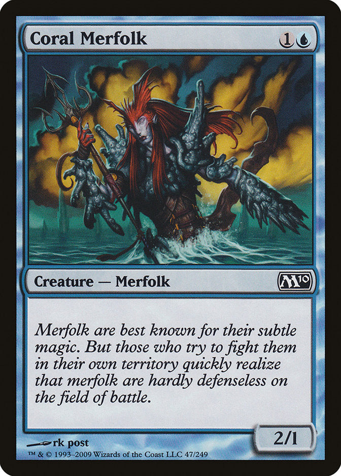 Coral Merfolk [Magic 2010] | Deep Dive Games St. Marys