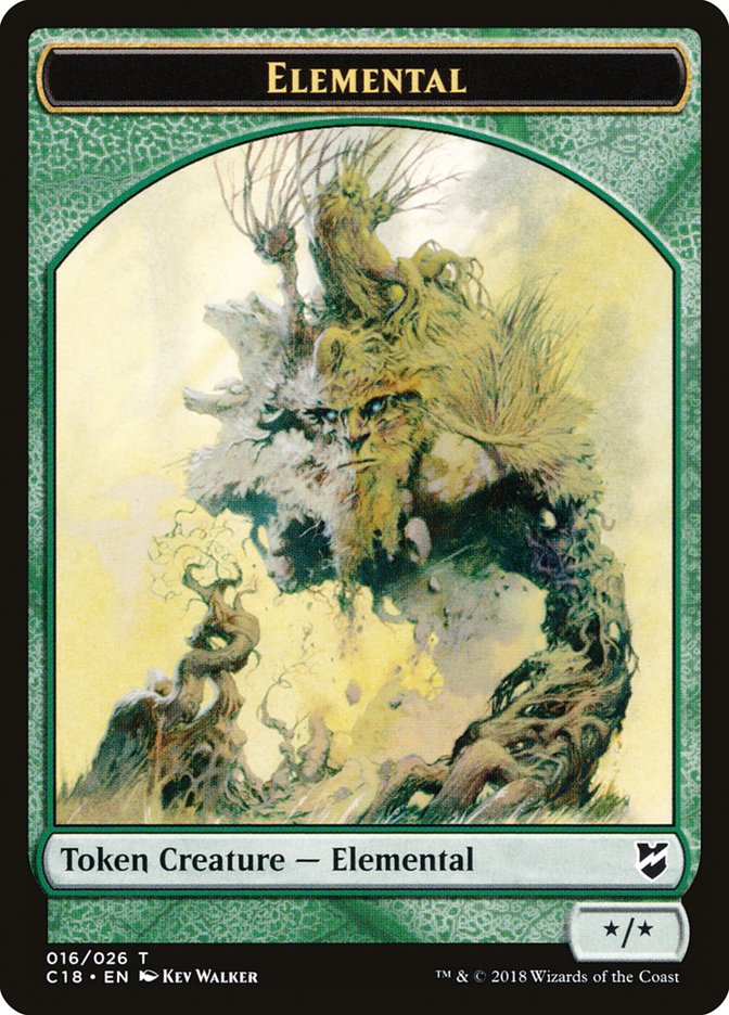 Elemental Token [Commander 2018 Tokens] | Deep Dive Games St. Marys