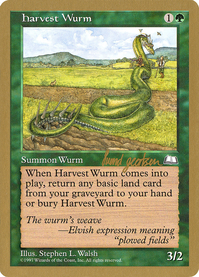 Harvest Wurm (Svend Geertsen) [World Championship Decks 1997] | Deep Dive Games St. Marys