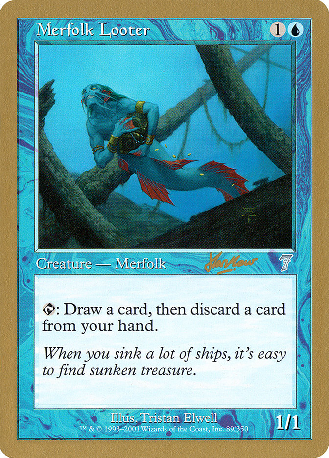 Merfolk Looter (Sim Han How) [World Championship Decks 2002] | Deep Dive Games St. Marys