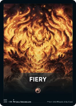 Fiery Theme Card [Jumpstart 2022 Front Cards] | Deep Dive Games St. Marys