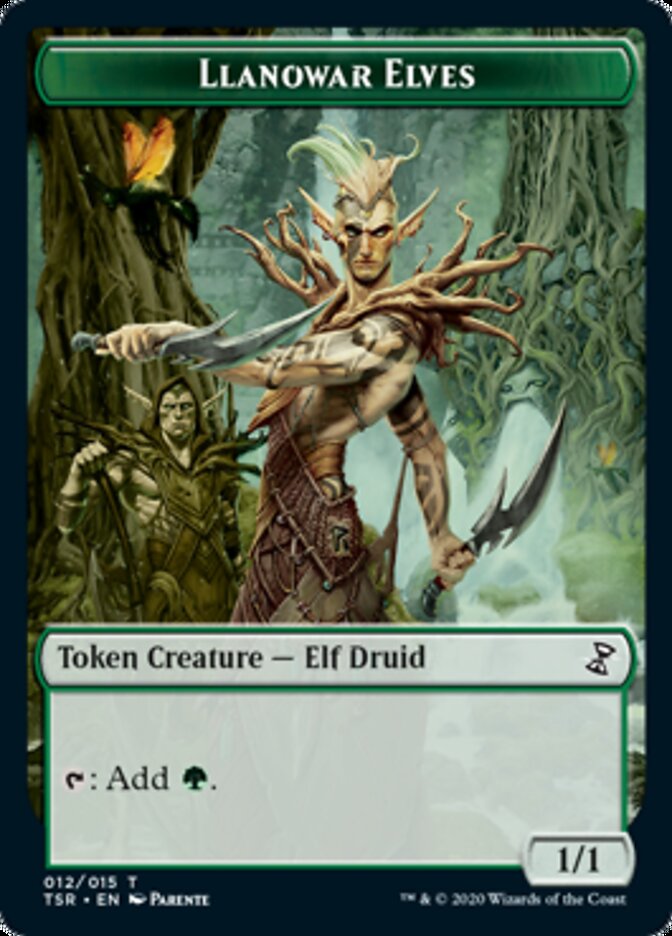 Llanowar Elves Token [Time Spiral Remastered Tokens] | Deep Dive Games St. Marys