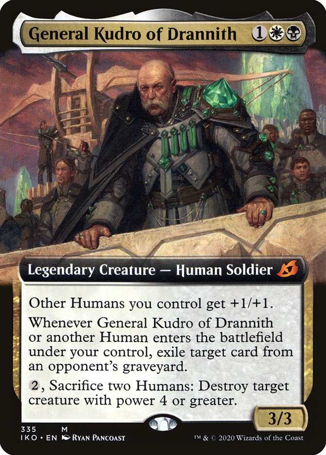 General Kudro of Drannith (Extended Art) [Ikoria: Lair of Behemoths] | Deep Dive Games St. Marys