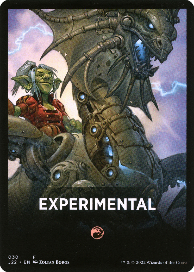 Experimental Theme Card [Jumpstart 2022 Front Cards] | Deep Dive Games St. Marys