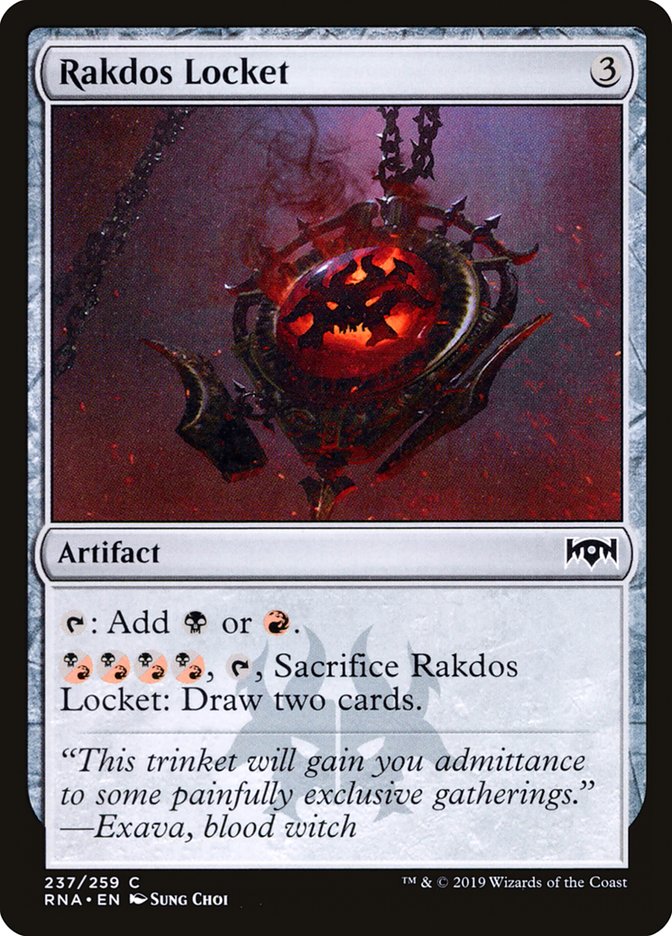 Rakdos Locket [Ravnica Allegiance] | Deep Dive Games St. Marys