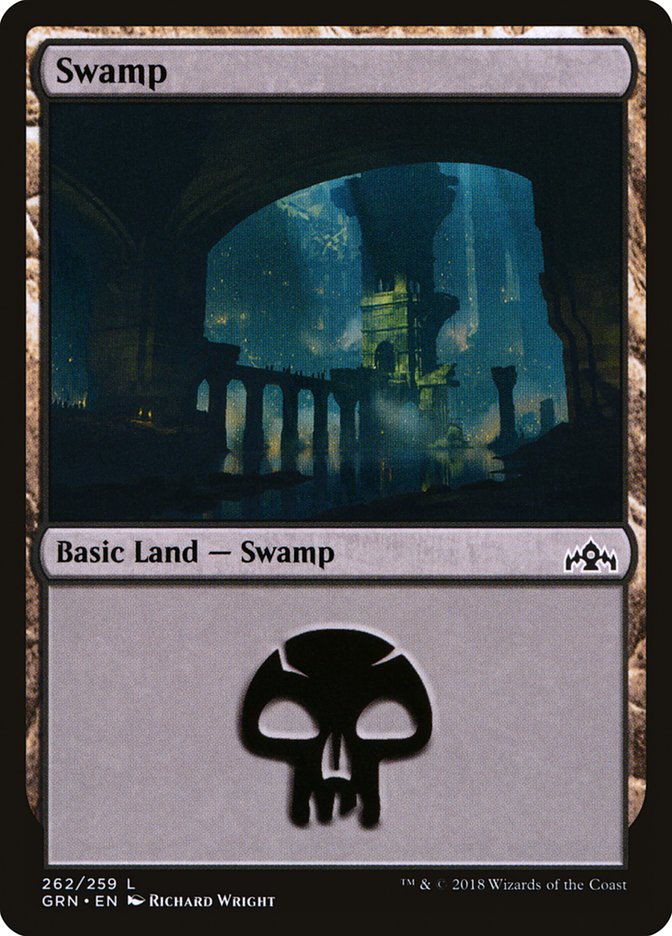 Swamp (262) [Guilds of Ravnica] | Deep Dive Games St. Marys