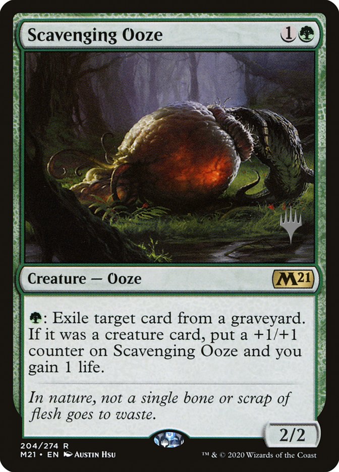 Scavenging Ooze (Promo Pack) [Core Set 2021 Promos] | Deep Dive Games St. Marys