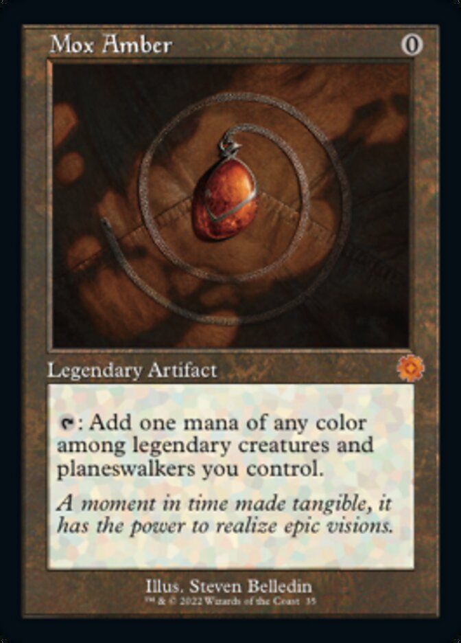 Mox Amber (Retro) [The Brothers' War Retro Artifacts] | Deep Dive Games St. Marys