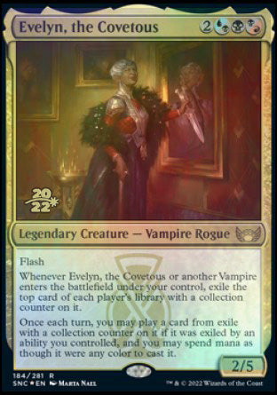 Evelyn, the Covetous [Streets of New Capenna Prerelease Promos] | Deep Dive Games St. Marys