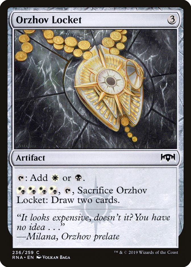 Orzhov Locket [Ravnica Allegiance] | Deep Dive Games St. Marys