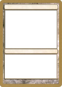 2004 World Championship Blank Card [World Championship Decks 2004] | Deep Dive Games St. Marys