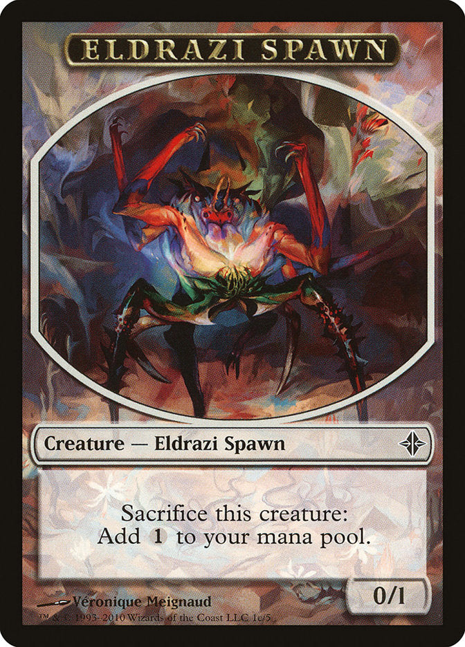 Eldrazi Spawn Token (1c/5) [Rise of the Eldrazi Tokens] | Deep Dive Games St. Marys