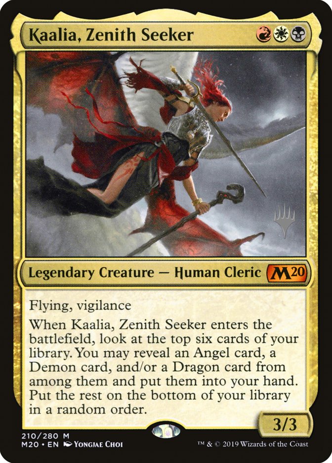 Kaalia, Zenith Seeker (Promo Pack) [Core Set 2020 Promos] | Deep Dive Games St. Marys