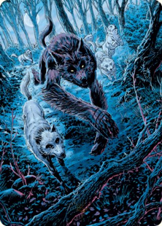 Untamed Pup Art Card [Innistrad: Midnight Hunt Art Series] | Deep Dive Games St. Marys