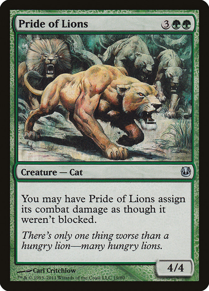 Pride of Lions [Duel Decks: Ajani vs. Nicol Bolas] | Deep Dive Games St. Marys