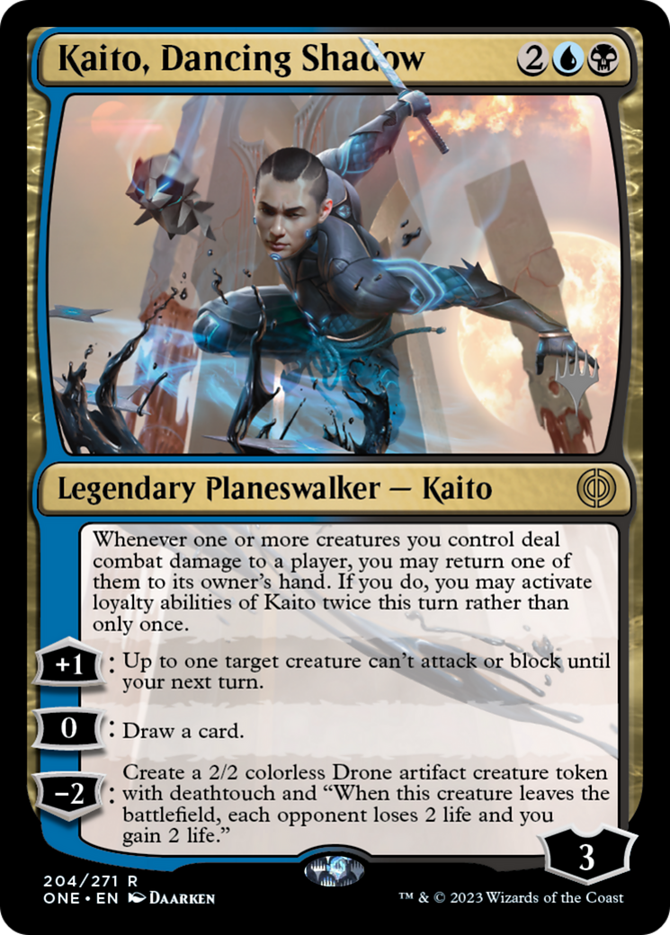 Kaito, Dancing Shadow (Promo Pack) [Phyrexia: All Will Be One Promos] | Deep Dive Games St. Marys