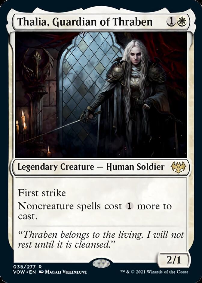 Thalia, Guardian of Thraben [Innistrad: Crimson Vow] | Deep Dive Games St. Marys