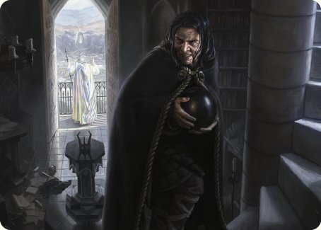 Grima, Saruman's Footman Art Card [The Lord of the Rings: Tales of Middle-earth Art Series] | Deep Dive Games St. Marys