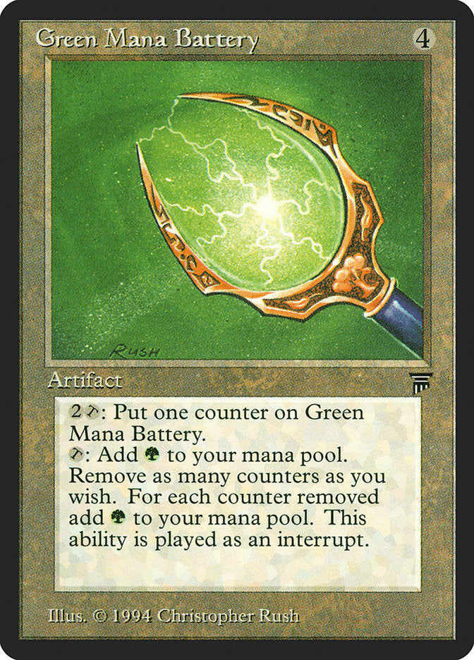 Green Mana Battery [Legends] | Deep Dive Games St. Marys