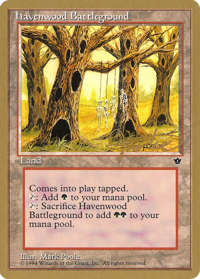 Havenwood Battleground (Mark Justice) [Pro Tour Collector Set] | Deep Dive Games St. Marys