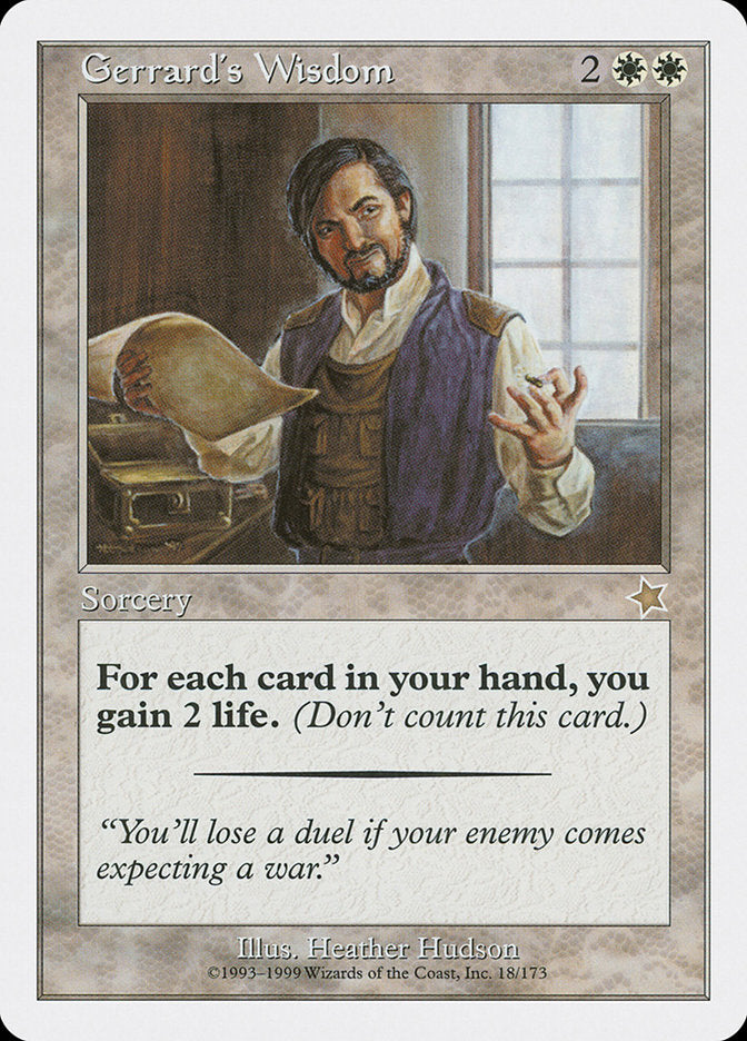 Gerrard's Wisdom [Starter 1999] | Deep Dive Games St. Marys