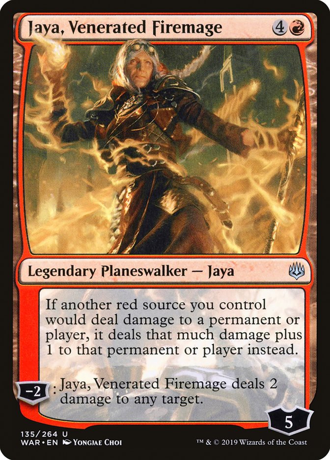 Jaya, Venerated Firemage [War of the Spark] | Deep Dive Games St. Marys