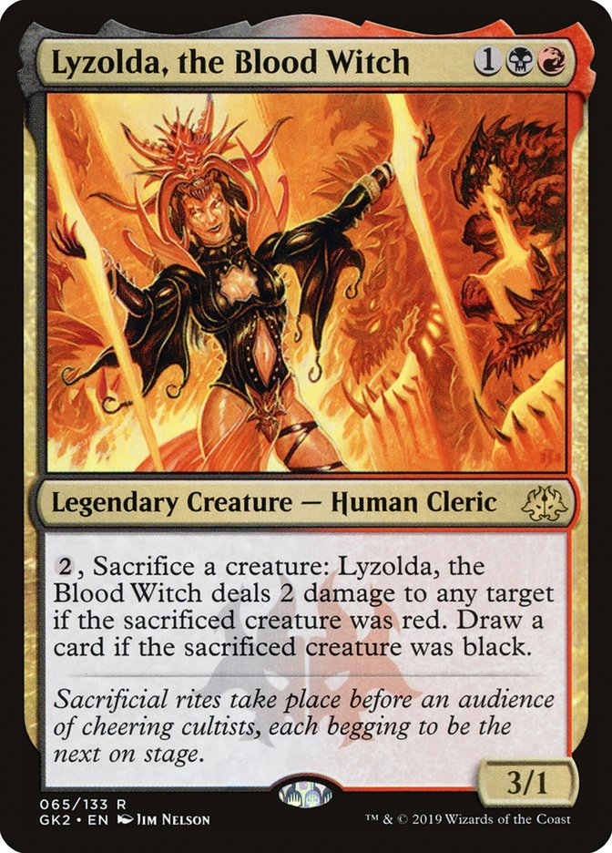 Lyzolda, the Blood Witch [Ravnica Allegiance Guild Kit] | Deep Dive Games St. Marys