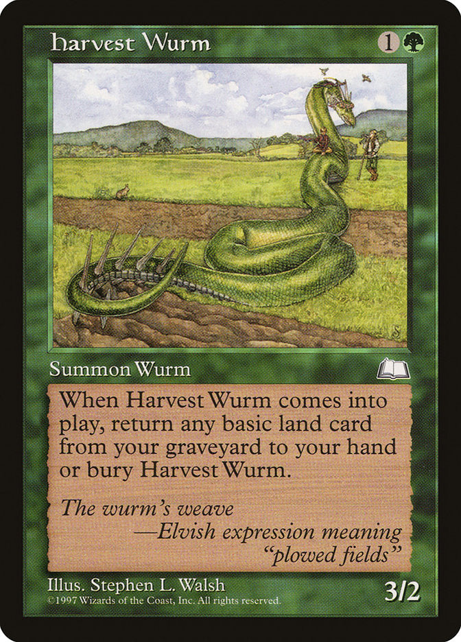 Harvest Wurm [Weatherlight] | Deep Dive Games St. Marys