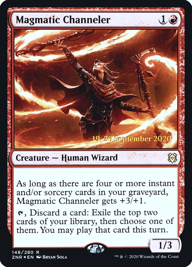 Magmatic Channeler [Zendikar Rising Prerelease Promos] | Deep Dive Games St. Marys