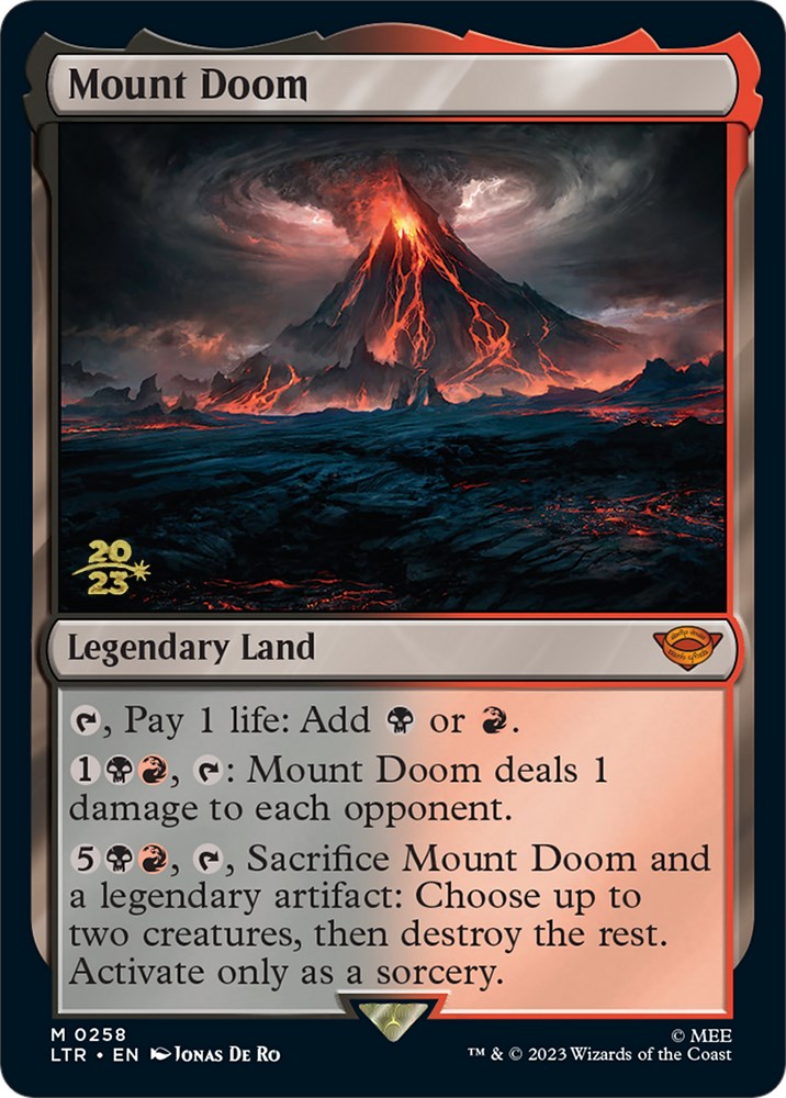 Mount Doom [The Lord of the Rings: Tales of Middle-Earth Prerelease Promos] | Deep Dive Games St. Marys