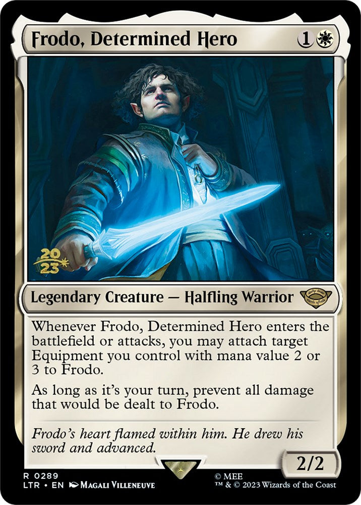 Frodo, Determined Hero [The Lord of the Rings: Tales of Middle-Earth Prerelease Promos] | Deep Dive Games St. Marys