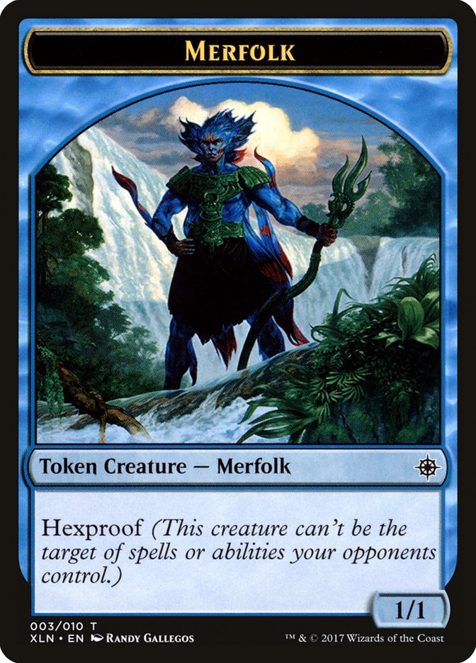 Merfolk Token [Ixalan Tokens] | Deep Dive Games St. Marys