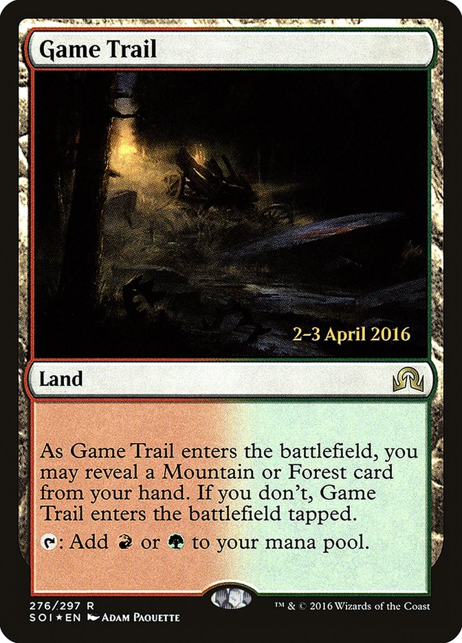 Game Trail [Shadows over Innistrad Prerelease Promos] | Deep Dive Games St. Marys