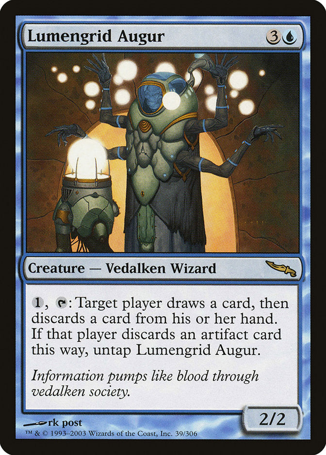 Lumengrid Augur [Mirrodin] | Deep Dive Games St. Marys