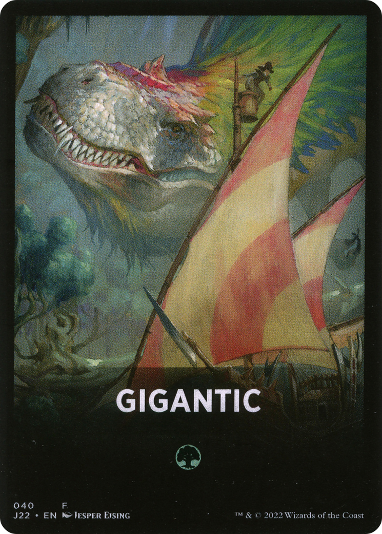 Gigantic Theme Card [Jumpstart 2022 Front Cards] | Deep Dive Games St. Marys