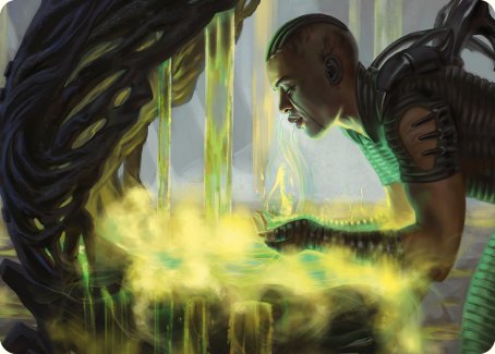 Necrogen Communion Art Card [Phyrexia: All Will Be One Art Series] | Deep Dive Games St. Marys