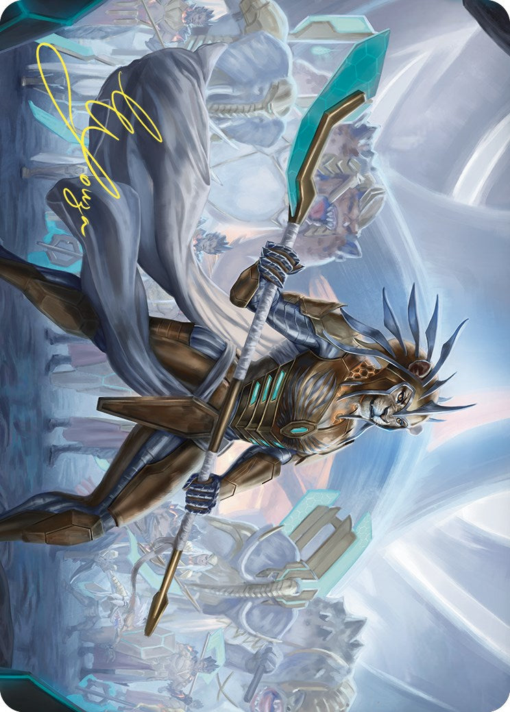 Kemba, Kha Regent Art Card (Gold-Stamped Signature) [Commander Masters Art Series] | Deep Dive Games St. Marys