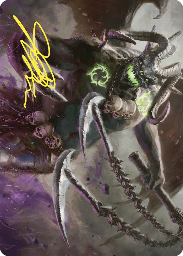 Archfiend of Despair Art Card (Gold-Stamped Signature) [Commander Masters Art Series] | Deep Dive Games St. Marys