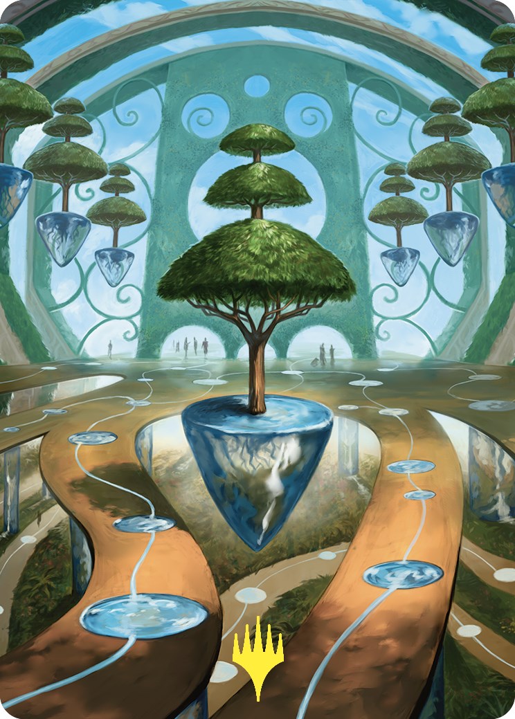 Rejuvenating Springs Art Card (Gold-Stamped) [Commander Masters Art Series] | Deep Dive Games St. Marys